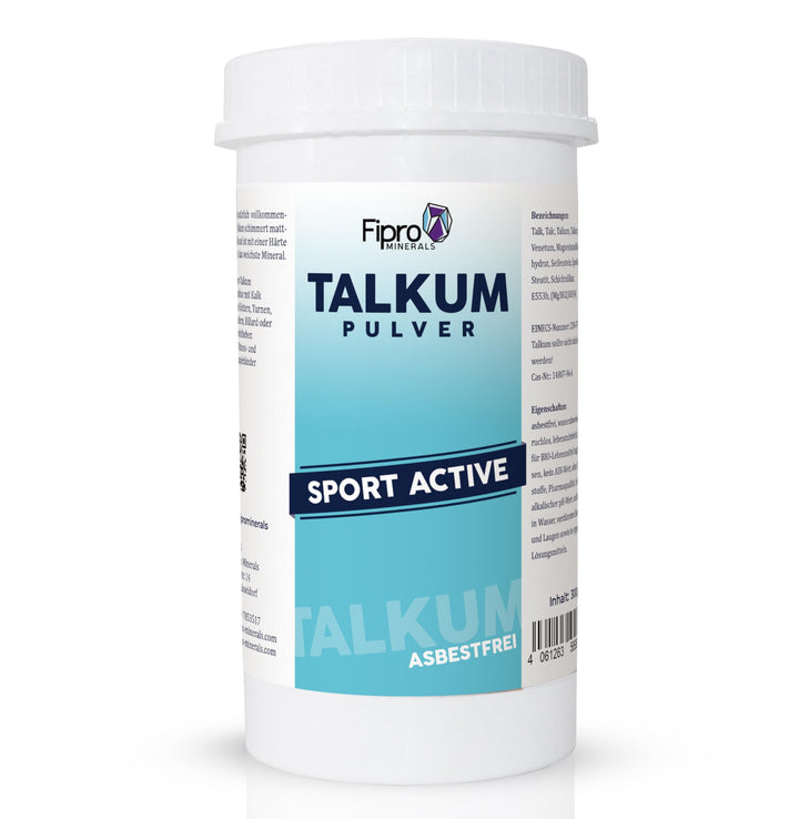 TALKUM PULVER 300 g Feines asbestfreies Sporttalkumpuder – mischbar mit Kreide – Für Sport und Freiz