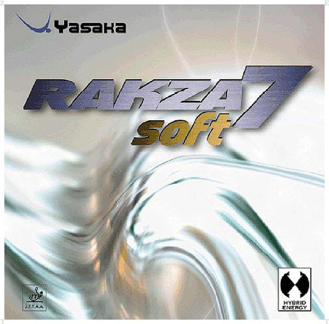 Yasaka Rakza 7 Soft Gummibelag für Tischtennis Schwarz 1.8mm, Schwarz 1.8mm