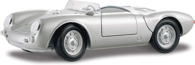 Bauer Spielwaren 2043030 Maisto Porsche 550 A Spyder, Modellauto mit Federung, Massstab 1:18, Türen