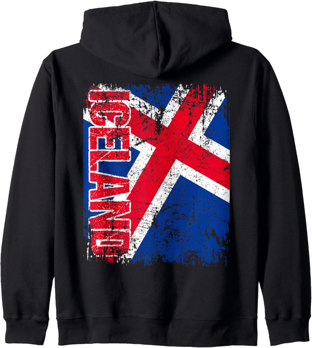 ISLAND Flagge | Damen Herren Kinder | ISLAND Kapuzenjacke