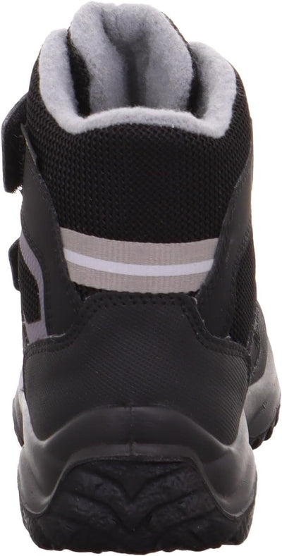Superfit Boy's Snowcat Snow Boot, Schwarz Grau 0000