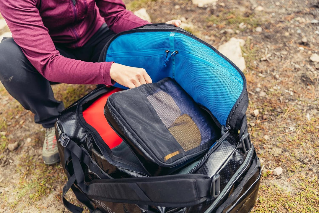 Gregory Alpaca 100 Schwarz - Hochwertige geräumige Reisetasche, 100l, Grösse 100l - Farbe Obsidian B