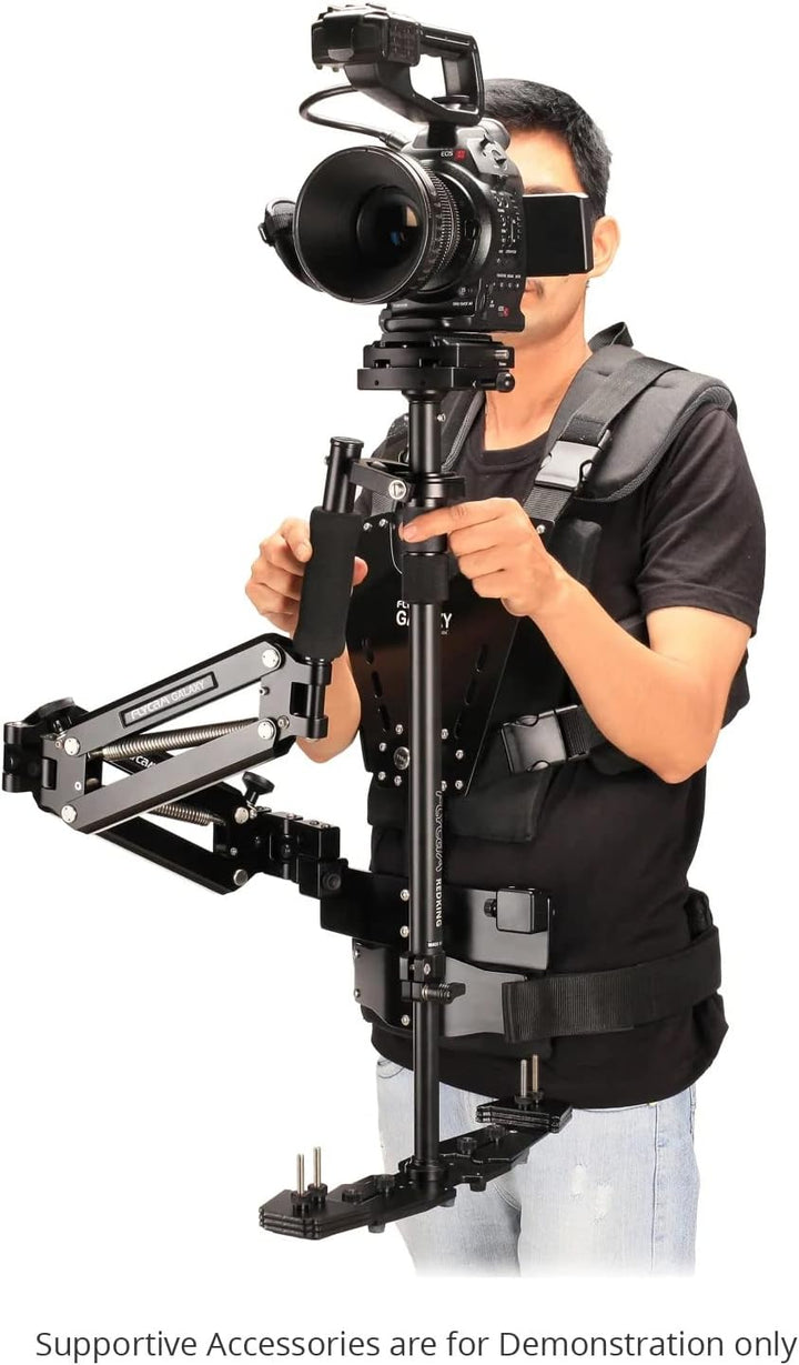 FLYCAM GLXY-AV Galaxy Doppelarm und Weste, mit Steadycam, für Hand-Stabilisator für Videokamera, Cam