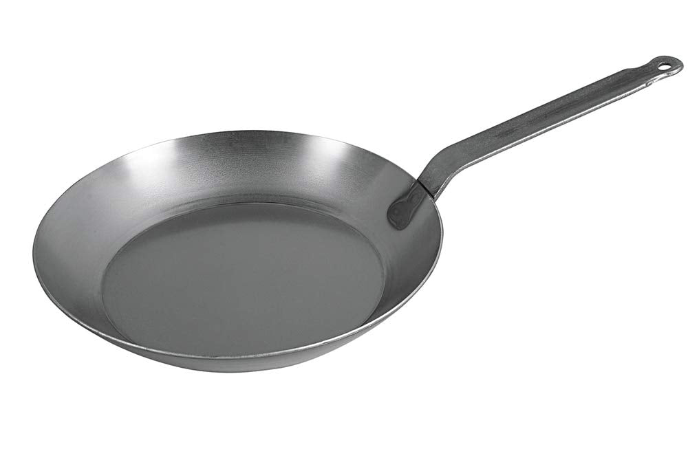 Turk Eisenpfanne schwer 28cm mit flachen Stiel