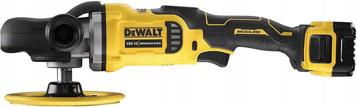 Dewalt DCM849N-XJ Pulidora para Metal rotativa escobillas XR 18V sin cargador/batería, gelb
