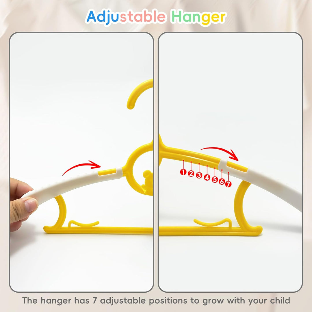 Mitwachsende kleiderbügel Kinder, 30 stück 28-36 cm mitwachsende kinderkleiderbügel stapelbare Baby