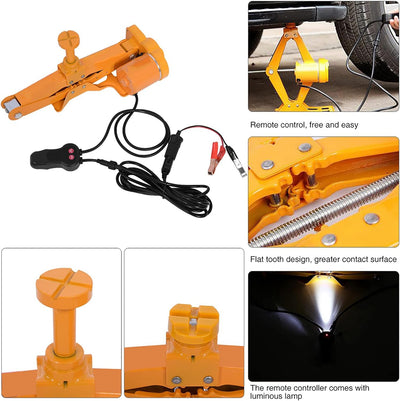 12 V DC 3 T automatischer elektrischer Wagenheber für Auto, SUV, Lieferwagen, Garage und Notfallausr