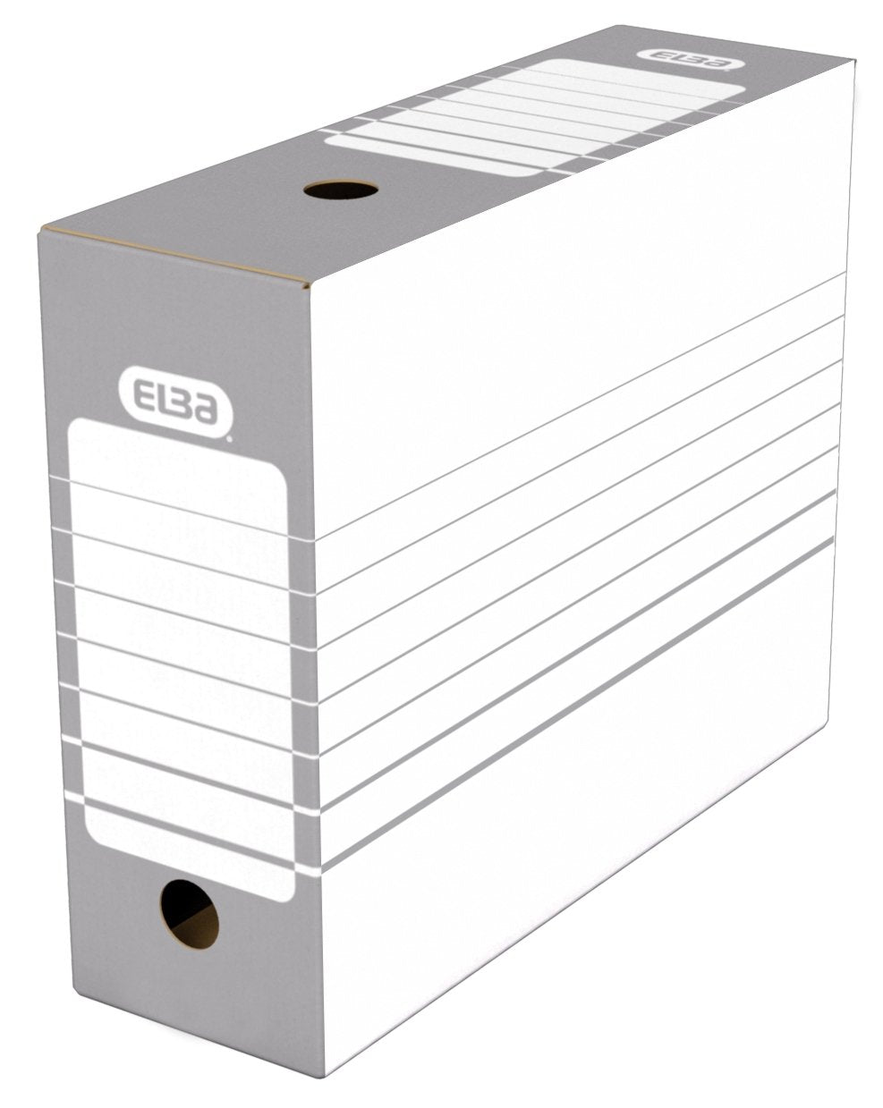 Elba 20 Stück Archivschachteln, automatischer Zusammenbau Dos 10 cm grau Grau Dos 10cm, Grau Dos 10c
