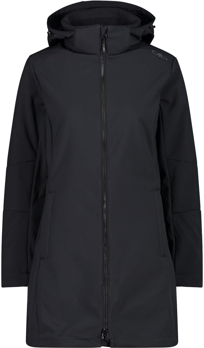 CMP Damen Softshell Mantel XL Schwarz, XL Schwarz