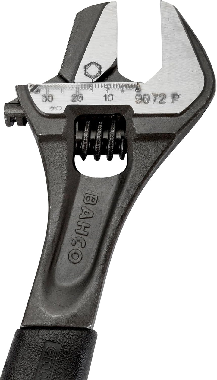 Bahco 9071 RP US Verstellbare Rohrzange Ergo, 20,3 cm, Schwarz 8 Zoll (ca. 20 cm) Schwarz, 8 Zoll (c