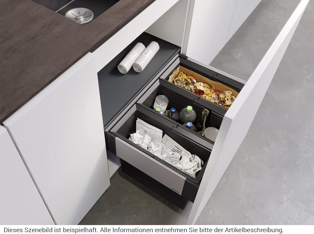 BLANCO SELECT II 60/3 60 cm Unterschrank - Ohne Organisationsschublade 3 Eimer Version
