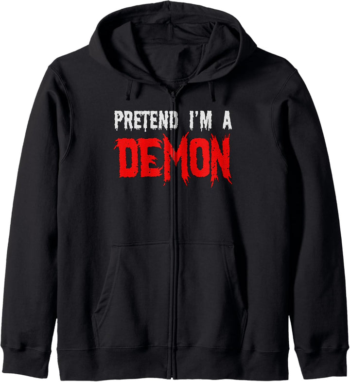 Tu so, als wäre ich ein Dämon - Lustiges Halloween Kapuzenjacke