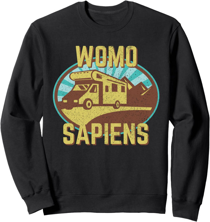 Wohnmobil Womo Sapiens Camper | Camping Sweatshirt