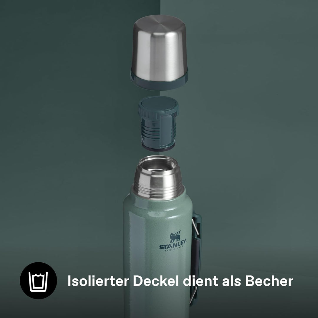 Stanley 1913 Classic Legendary Thermosflasche 1.4L - Thermos Hält 40 Stunden Heiss Oder Kalt - Edels