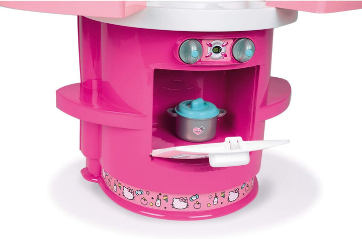 Smoby Hello Kitty Küche Cooky mit 17 Zubehör, für Kinder ab 3 Jahren, 72 x 30 x 80