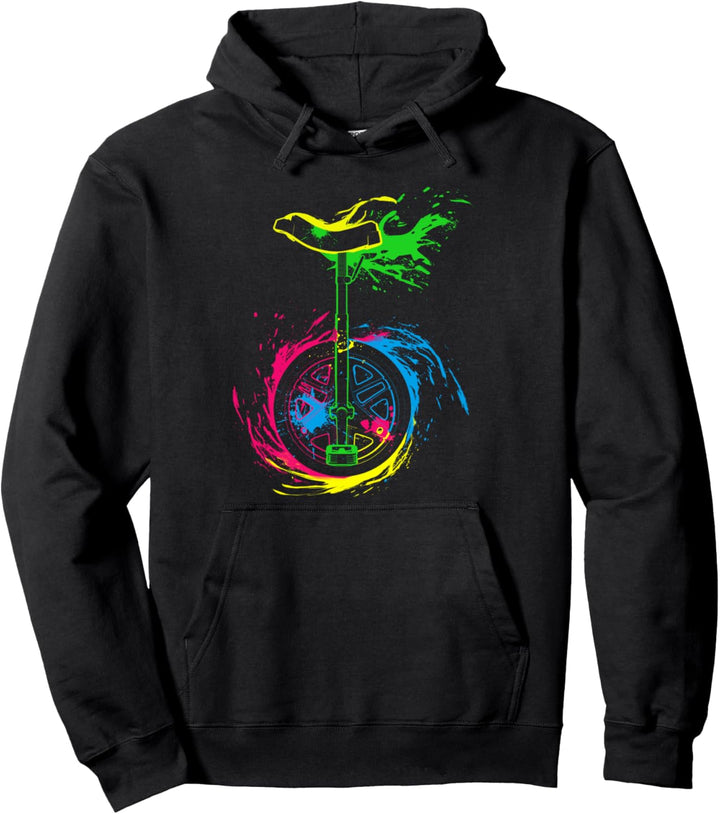 Splash Einradfahrrad Einradfahrer Einrad Pullover Hoodie