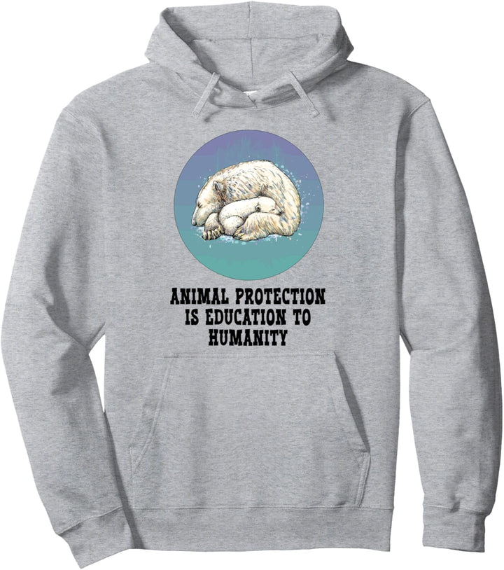 Eisbär, Polarbär, Tierschutz, Naturschutz Pullover Hoodie