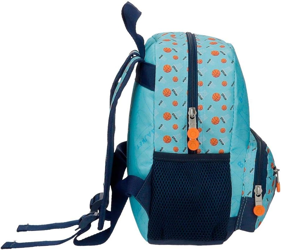 Enso Basket Family Vorschul-Rucksack Blau 23x28x10 cms Polyester 6.44L Vorschulrucksack, Vorschulruc