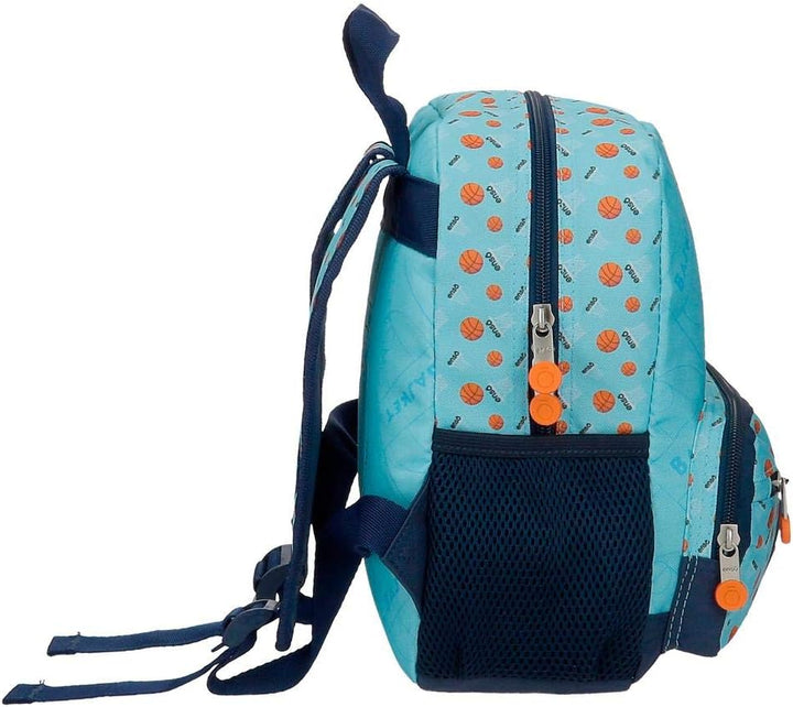 Enso Basket Family Vorschul-Rucksack Blau 23x28x10 cms Polyester 6.44L Vorschulrucksack, Vorschulruc