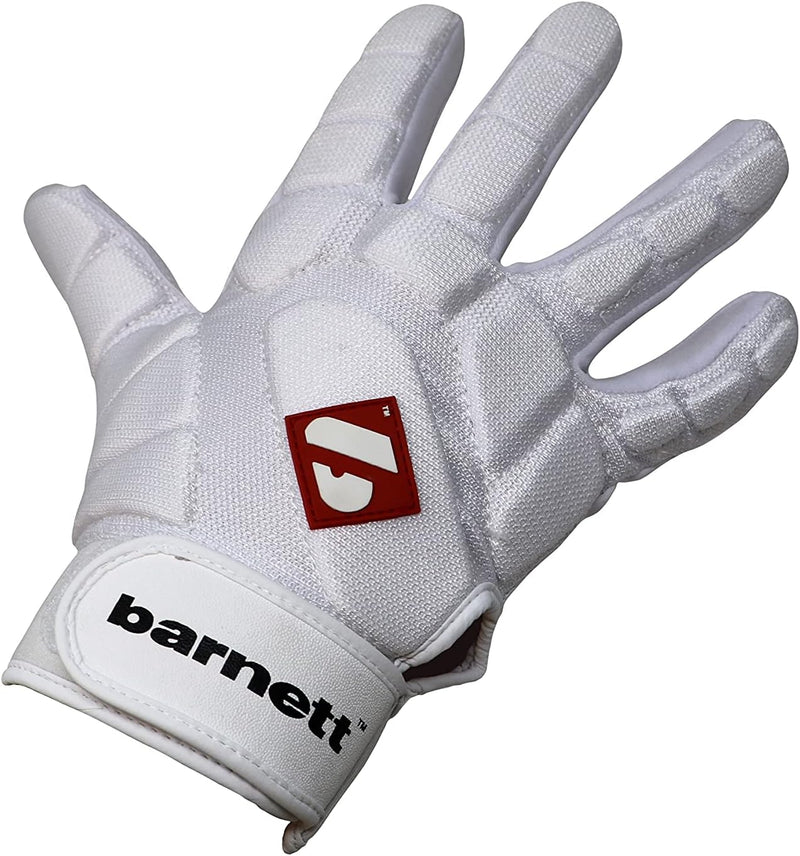 BARNETT FKG-03 Weiss, American Football Handschuhe Linebacker Profi, LB,RB,TE XXL Wess, XXL Wess