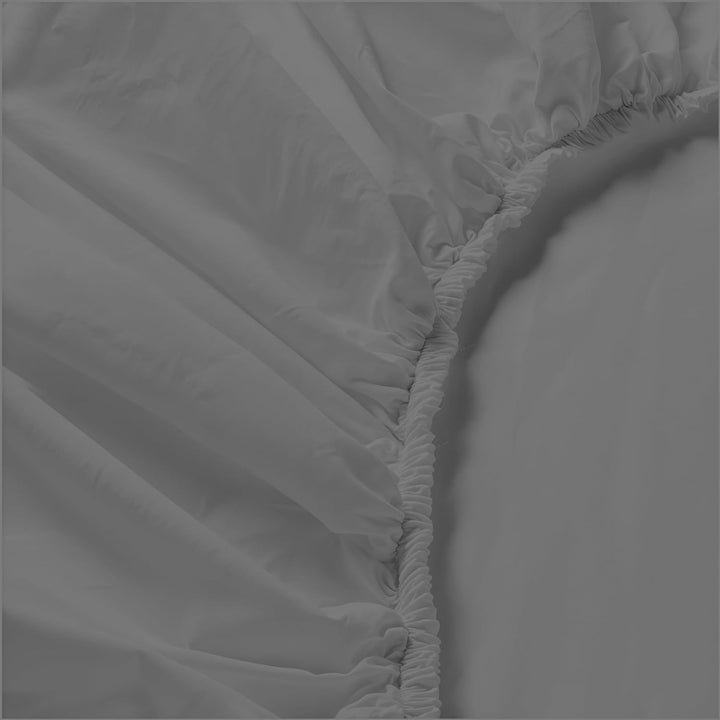Italian Bed Linen maxcolor Bettwäsche grau 2 Sitze Dunkelgrau, 2 Sitze Dunkelgrau