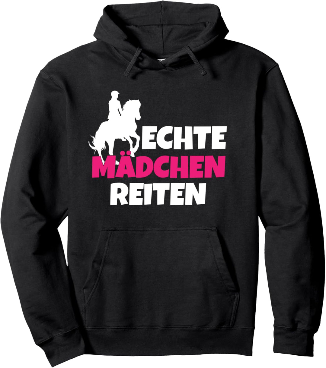 Pferde Geschenk Echte Mädchen Reiten Pullover Hoodie
