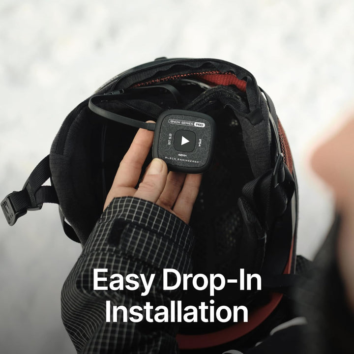 ALECK Snow Series Pro Universal Wireless Bluetooth Helm Lautsprecher Kopfhörer für Ski und Snowboard