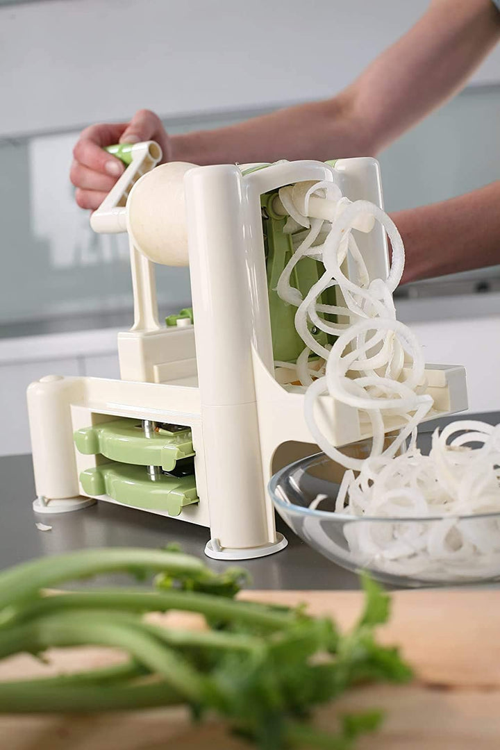 Lurch 10203 Spiralschneider Spirali zum Schneiden von Spiralen aus Obst und Gemüse, Kusnstoff und Ed