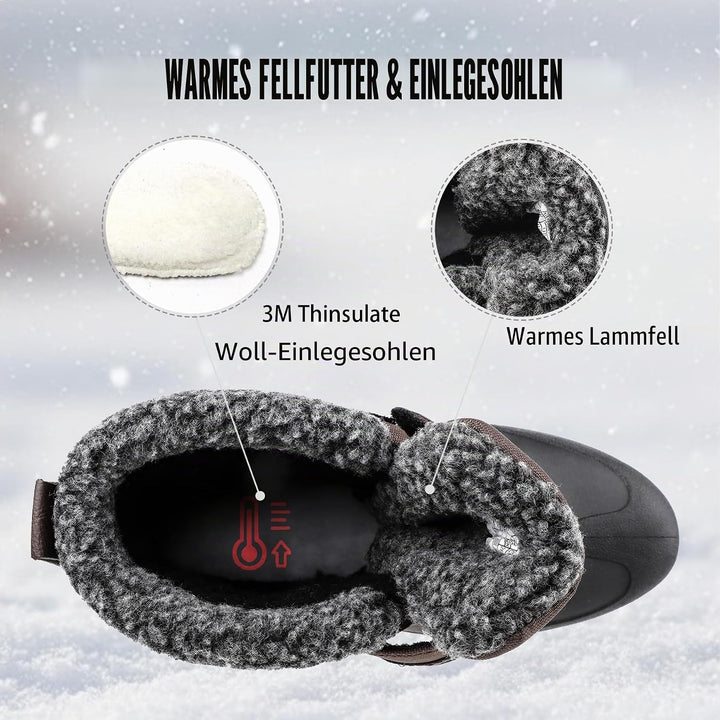riemot Wanderschuhe Damen Herren Wasserdicht Trekkingschuhe Slip-on Leicht Rutschfest Outdoorschuhe