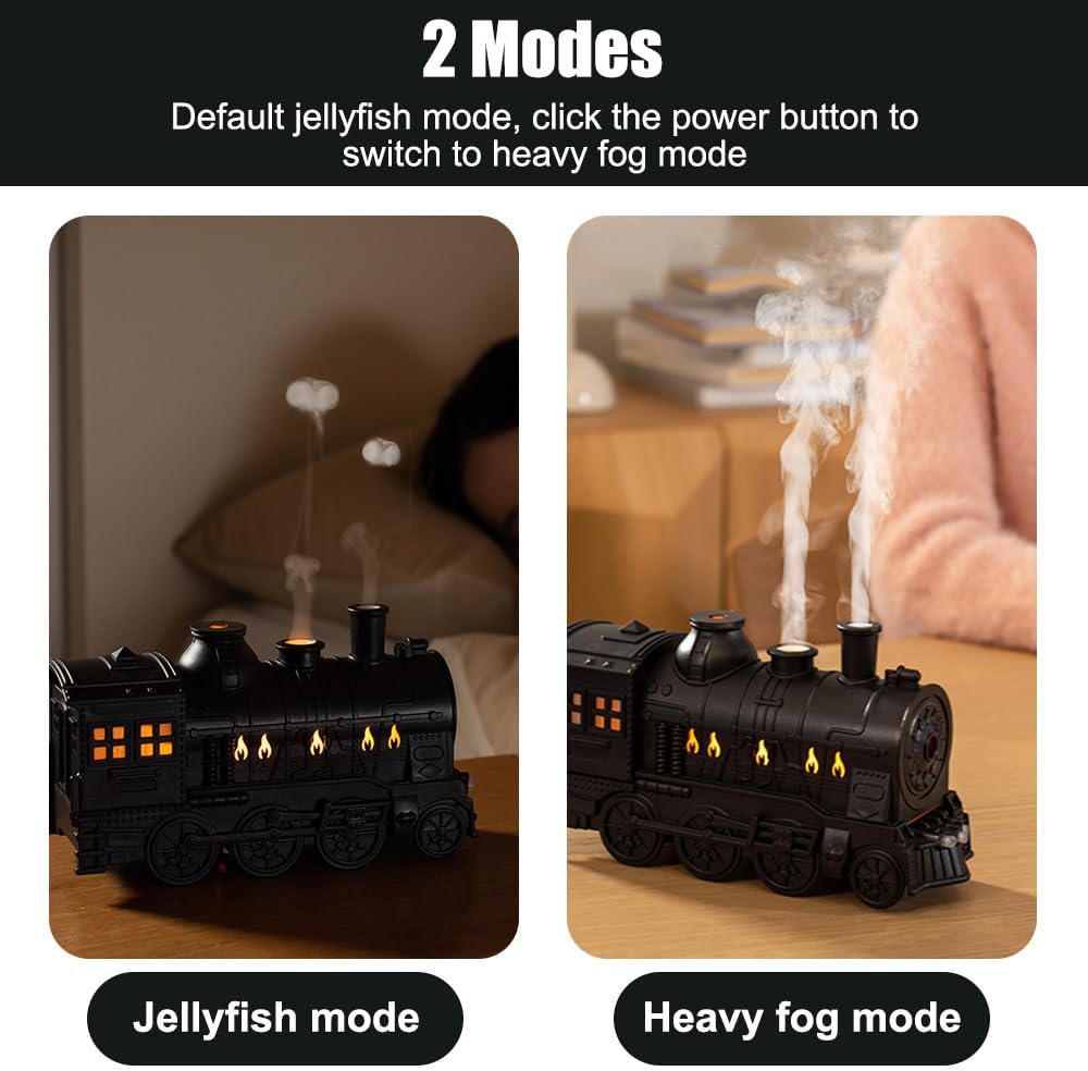 Luftbefeuchter in Zugform, 300ml, Aroma Luftbefeuchter in Zugform und Quallen Nebel Aroma Diffuser m