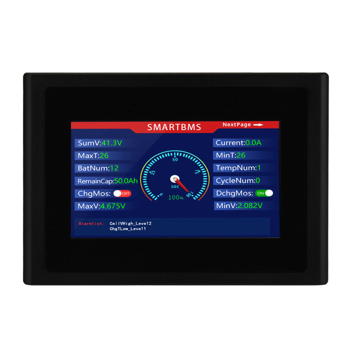 DALY Smart BMS mit Bluetooth für 3.2V LiFePO4 Akkus 4S 8S 16S - Batterie Management System 12V 24V 4