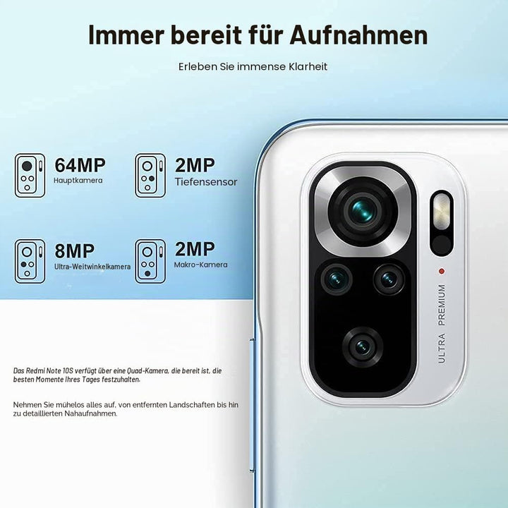 Xiaomi Redmi Note 10S Ocean Blue 128GB Dual SIM, blau 128GB Blau, 128GB Blau