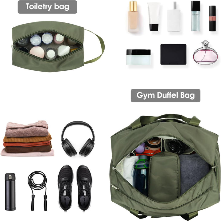 Ceneda Sporttaschen Klassische Reisetasche mit Schuhfach und Kulturtasche Sporttasche Damen Herren T