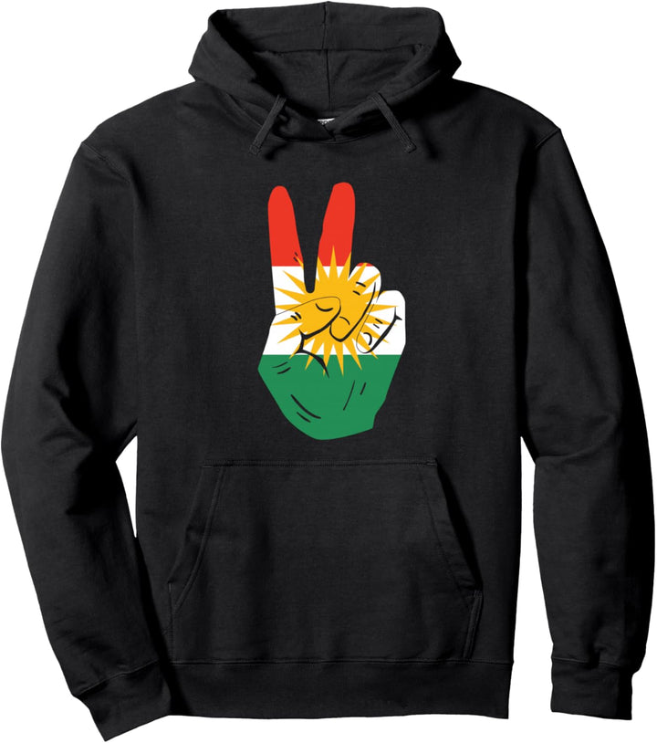 Stolze Kurden Kurdistan Kurdische Flagge Frieden Pullover Hoodie