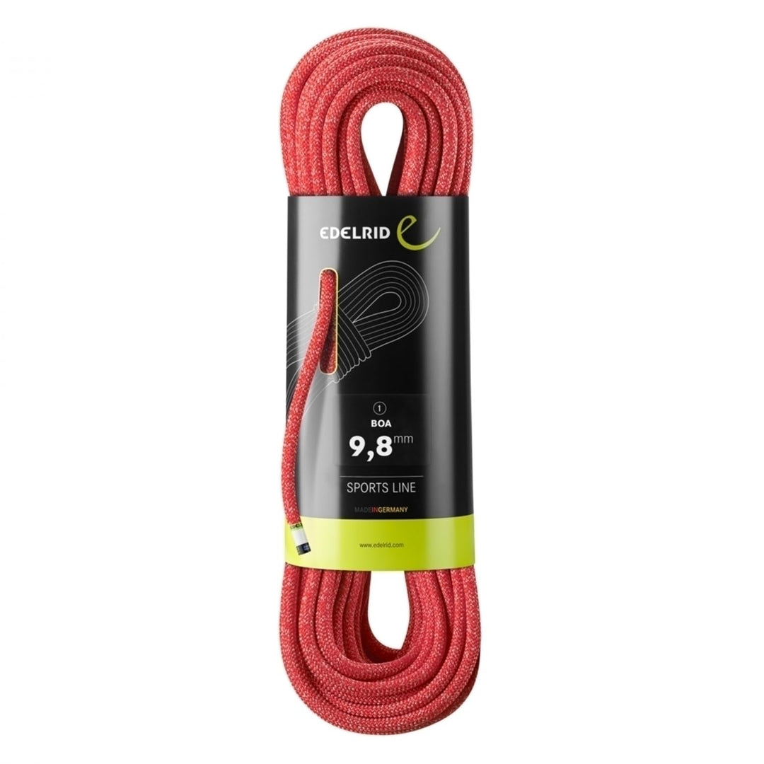 EDELRID Kletterseil Boa 9,8 mm Einfachseil rot 50, rot 50