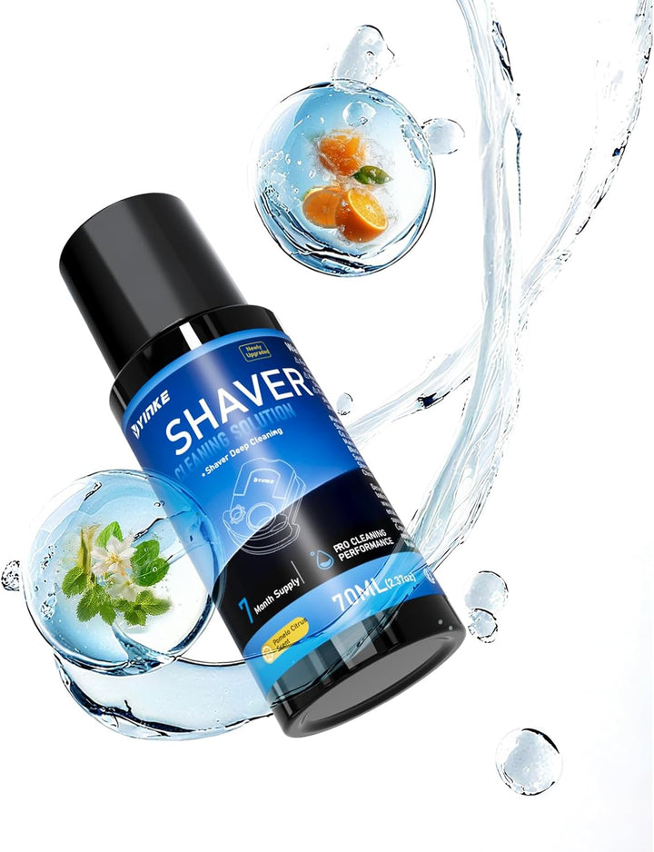 Rasierer Reinigungsnachfüllung 14-monatiger Vorrat für Braun Clean & Renew Nachfüllkartusche CCR, Au