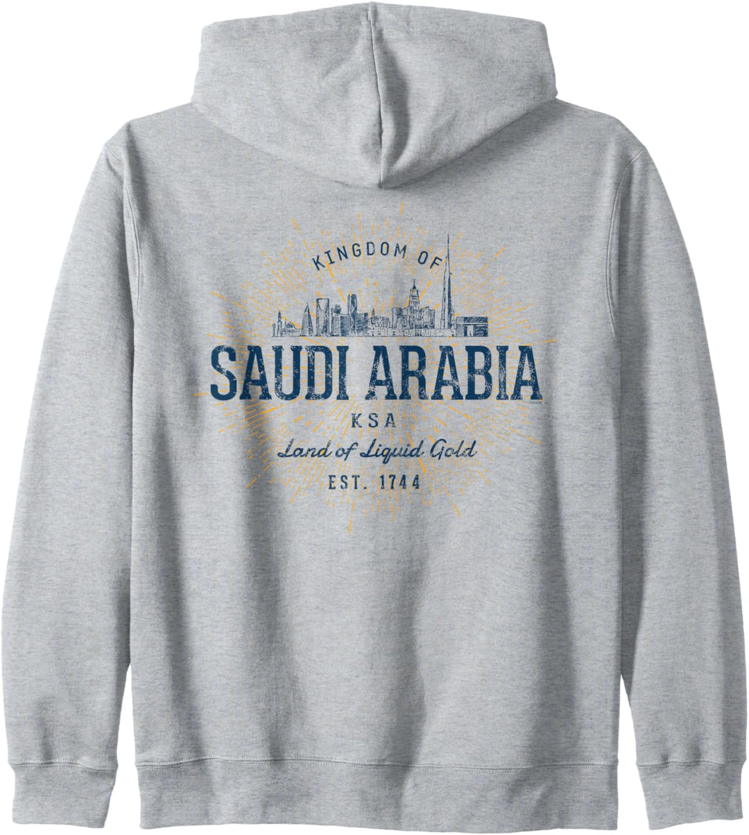 Retro Saudi Arabia Vintage Saudi Arabien Kapuzenjacke