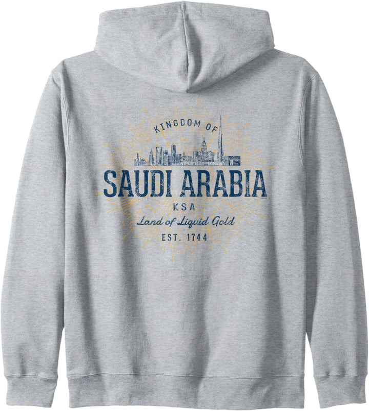 Retro Saudi Arabia Vintage Saudi Arabien Kapuzenjacke