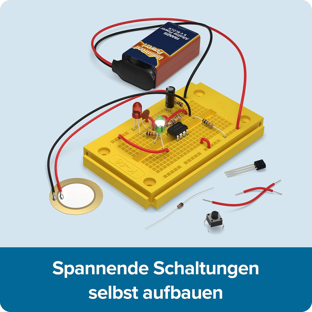 FRANZIS 65272 - Lernpaket Elektronik - Der Schnellstart in die Elektronik - 50 spannende Experimente