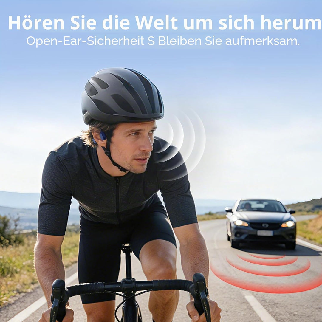 IFECCO Knochenschall Kopfhörer Bluetooth 6.0 - IP67 Wasserdicht Bone Conduction Headphones mit Mikro