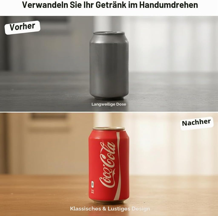 4 Stück Silikonhülle für Bier Dosen, cola dosenhülle, Wärmeisolierhülle für Bierdosen, 12 oz (355 ml
