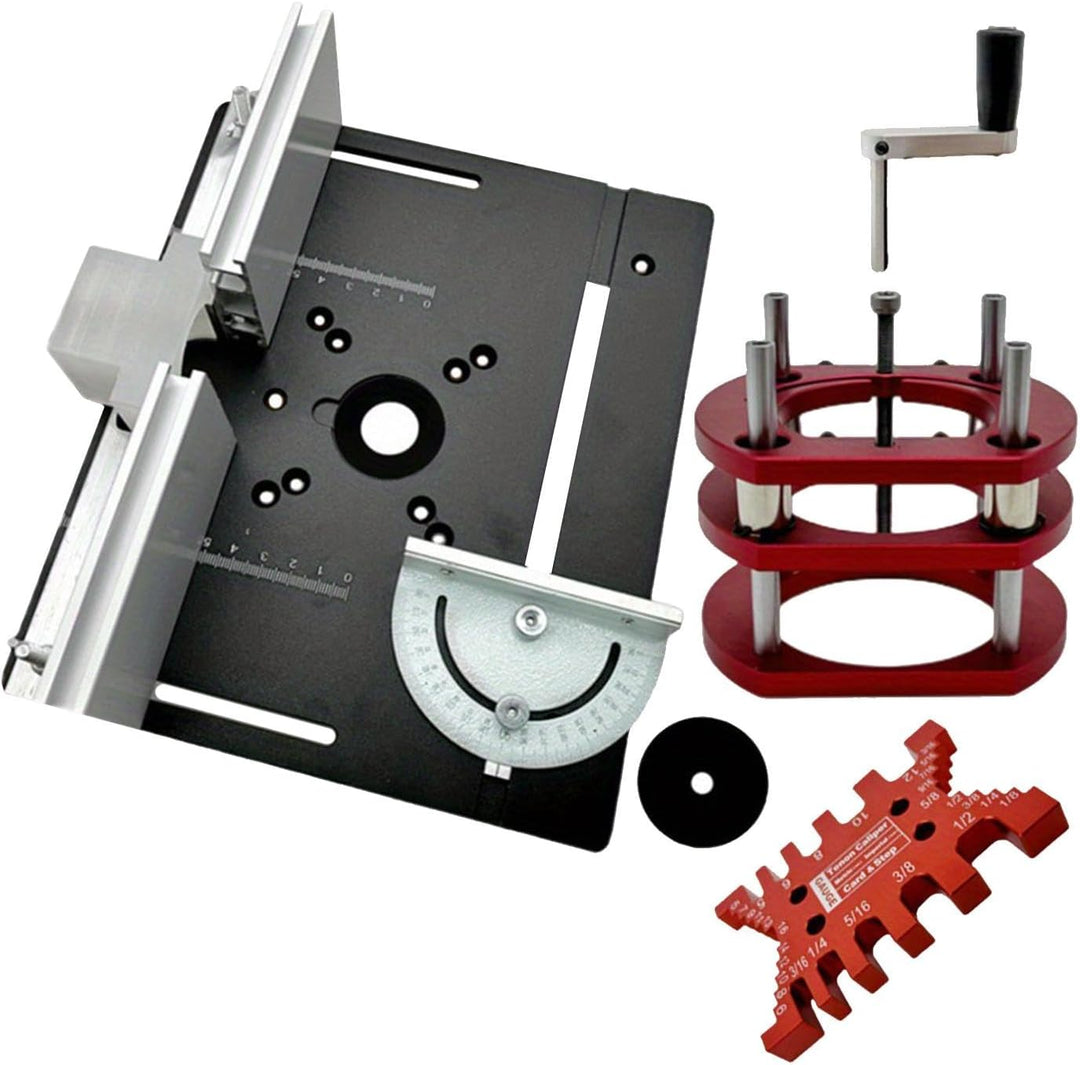 Oberfräsen-Liftsystem,Präzisions-Oberfräsen-Lift | Oberfräsenlift aus Aluminium mit Oberplatte,Tisch