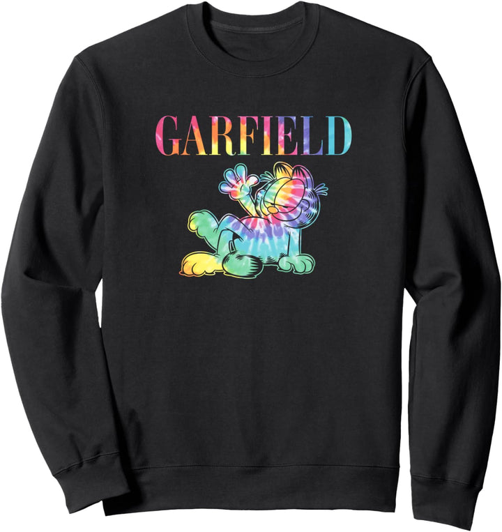 Garfield Tie Dye Garfield Sweatshirt