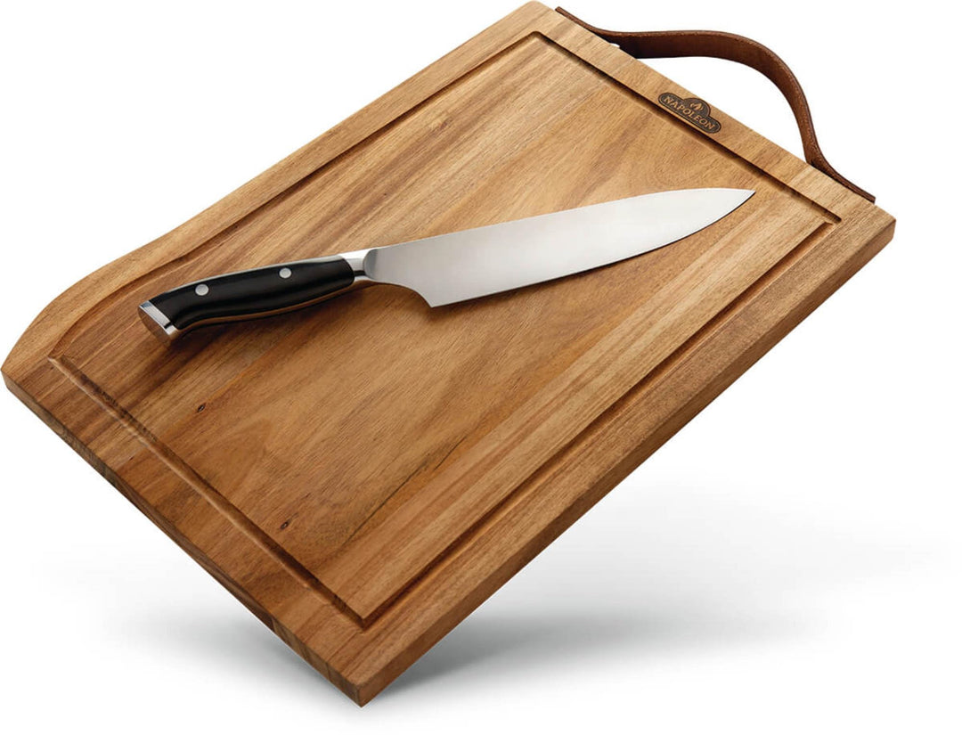 Napoleon Grills 70039 Commercial Premium Cutting Board and Knife Set