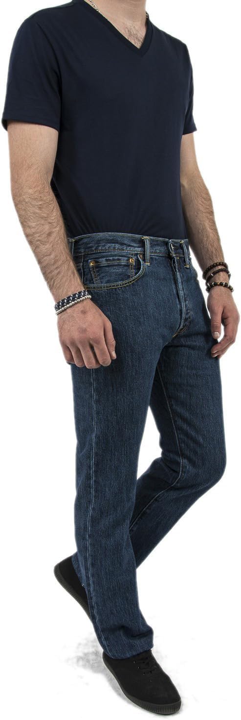 Levi's Herren 501 Original Fit V5 Jeans 29W / 32L Stonewash, 29W / 32L Stonewash