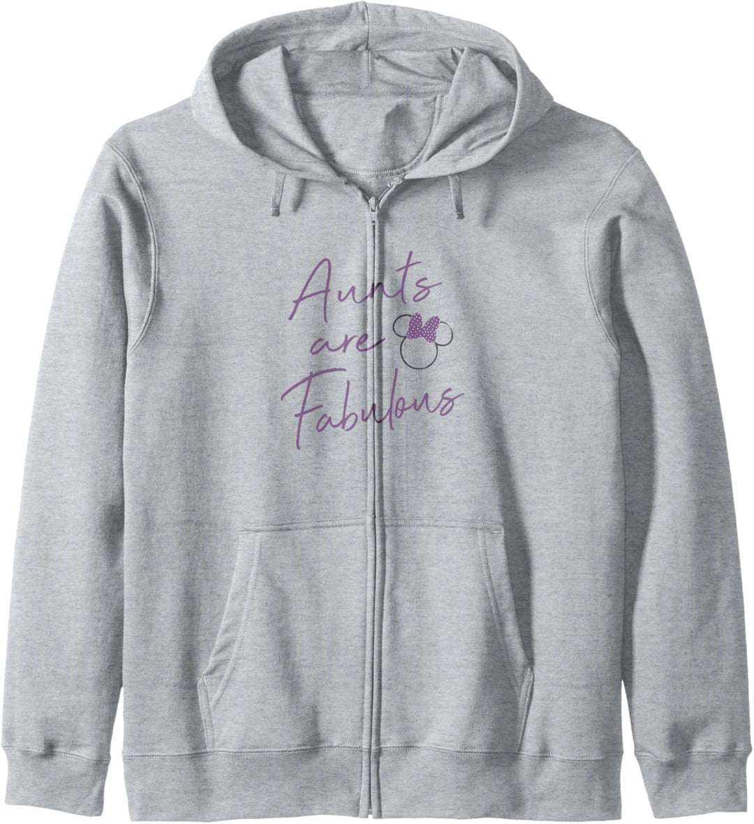 Disney Minnie Mouse Aunts Are Fabulous Purple Text Kapuzenjacke