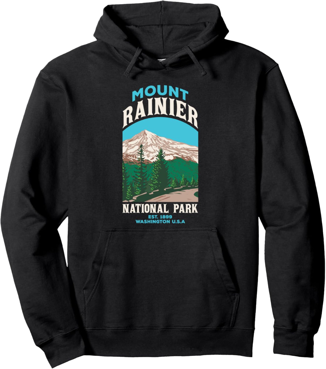 Mount Rainier US National Park Washington State Geschenk Pullover Hoodie