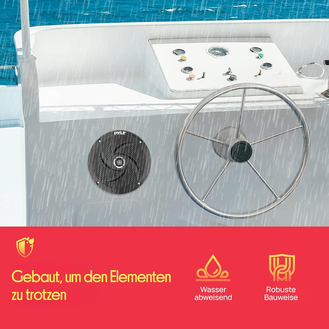 Pyle Marine Lautsprecher 16,51 cm (6,5 Zoll) Lautsprecher, 16,51 cm (6,5 Zoll) Lautsprecher