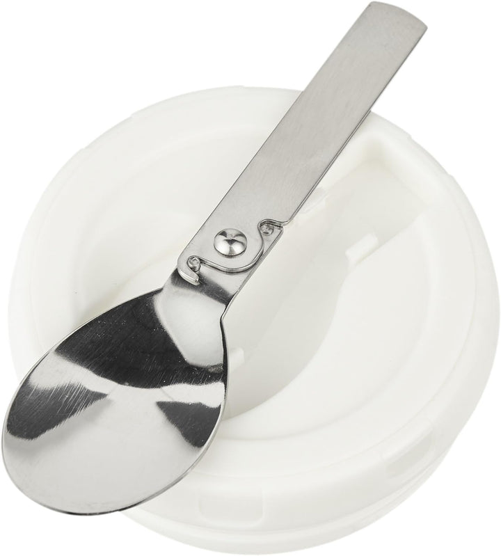 Pioneer Thermo-Speisegefäss 0,58 L mit Löffel, Edelstahl Doppelwandig Vakuum-Isolierbehälter 8 Stund