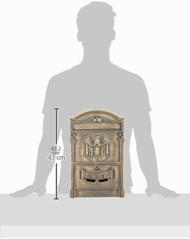 ARREGUI Residencia D-2151/B Individueller Briefkasten aus Aliminium im klassischen Stil, Grösse M (D